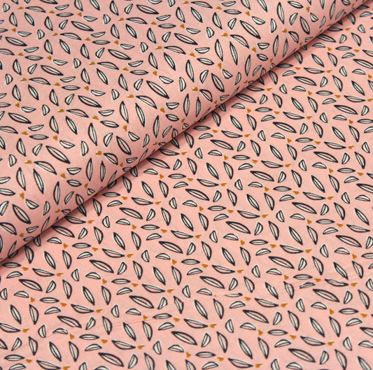 Corail feuilles blanches