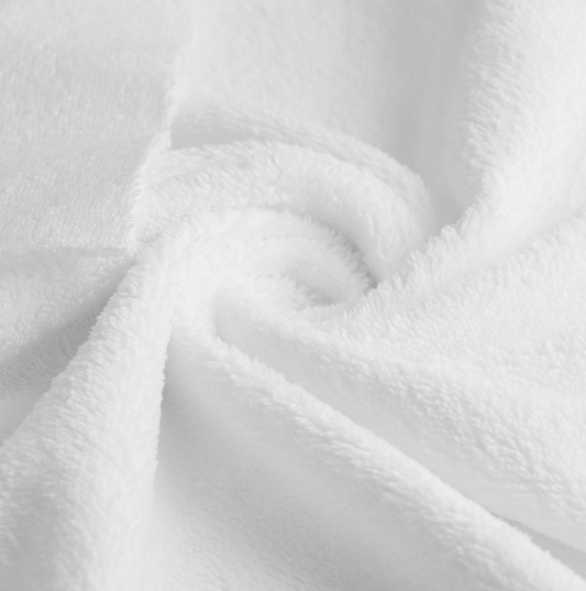 Éponge bambou blanche