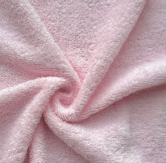 Éponge coton rose pâle