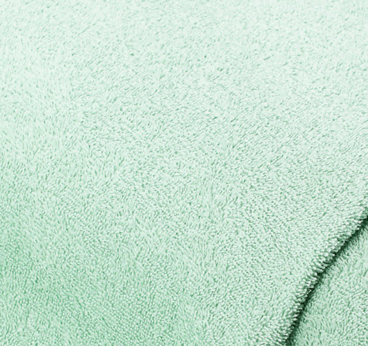 Éponge coton vert d'eau