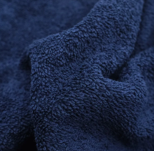 Éponge coton bleu marine