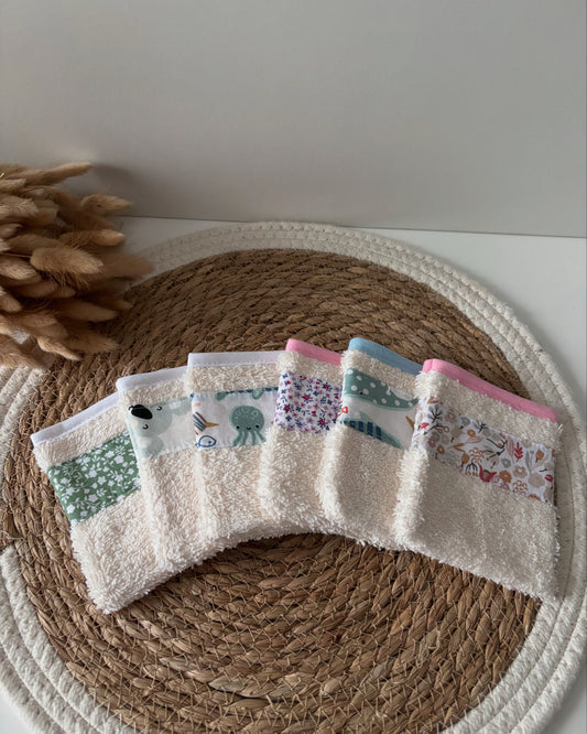 Gant de toilette enfant coloris au choix
