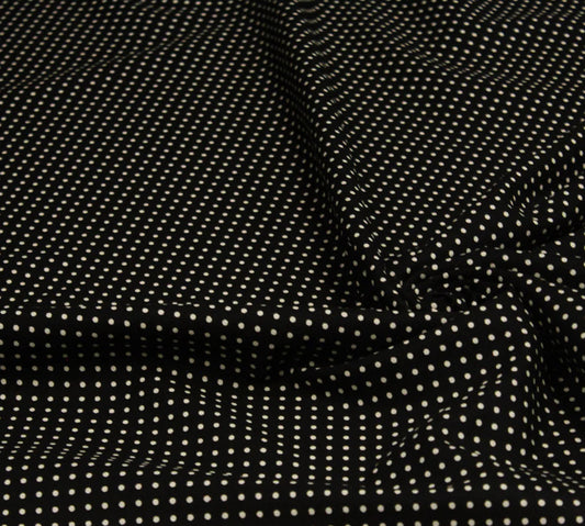 Pois blanc fond noir