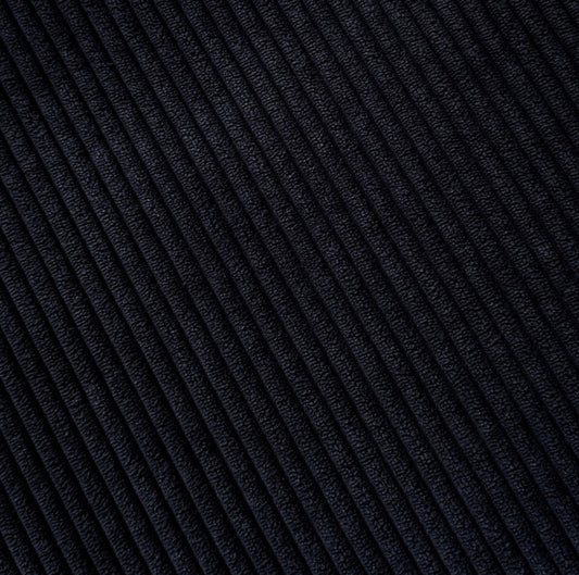Velours côtelé noir