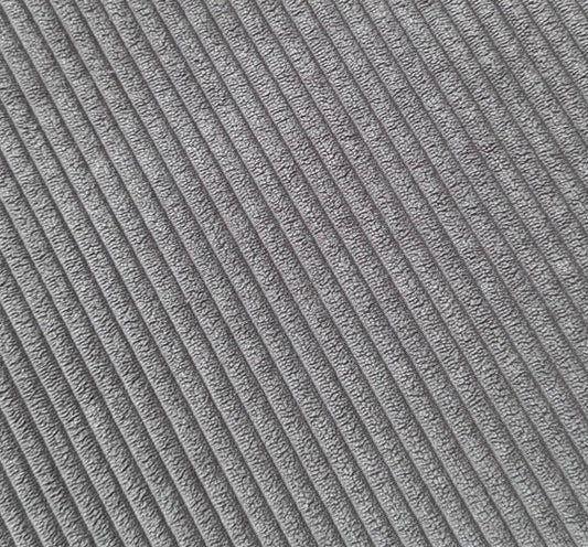 Velours côtelé gris souris