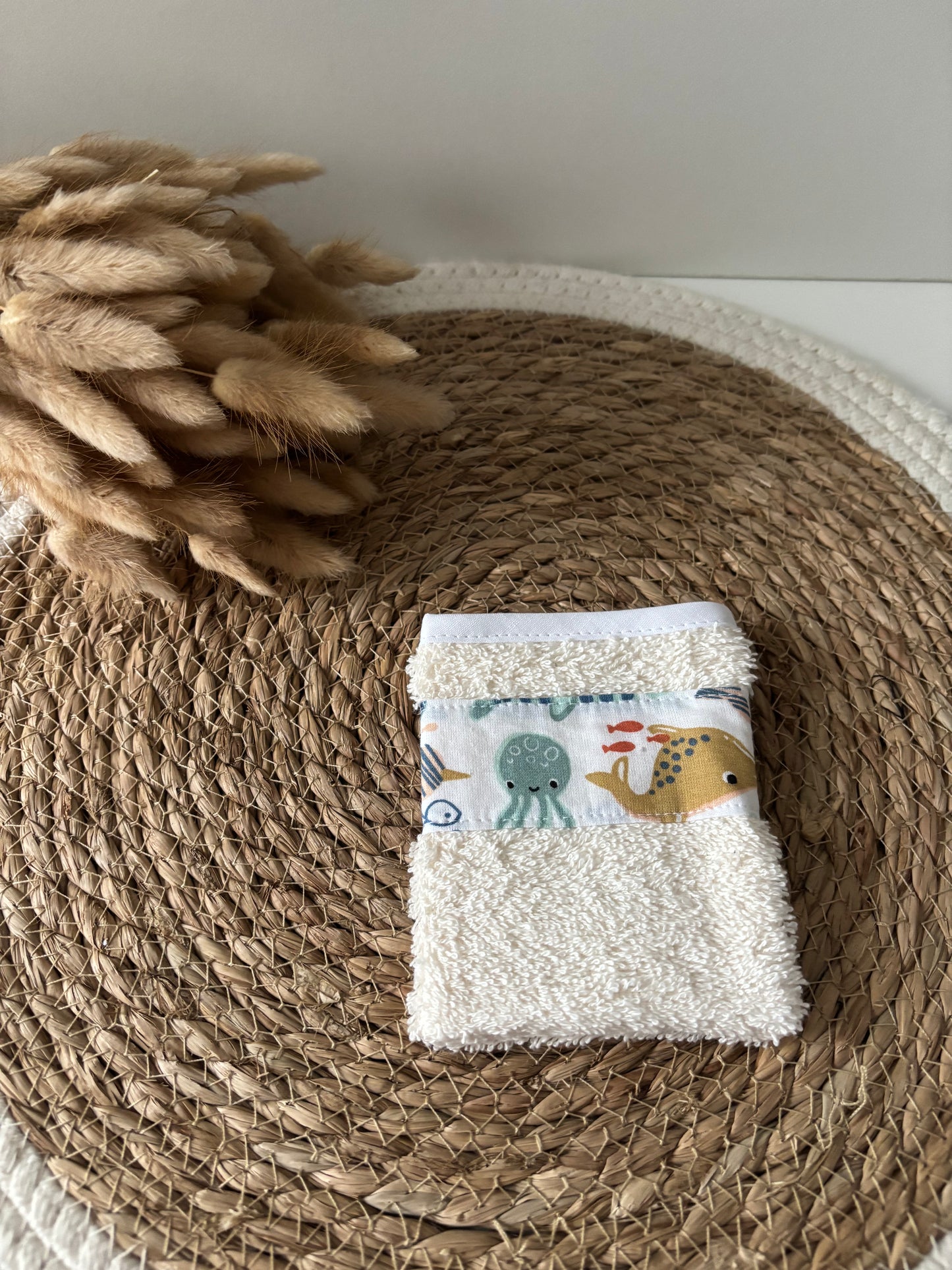 Gant de toilette enfant coloris au choix