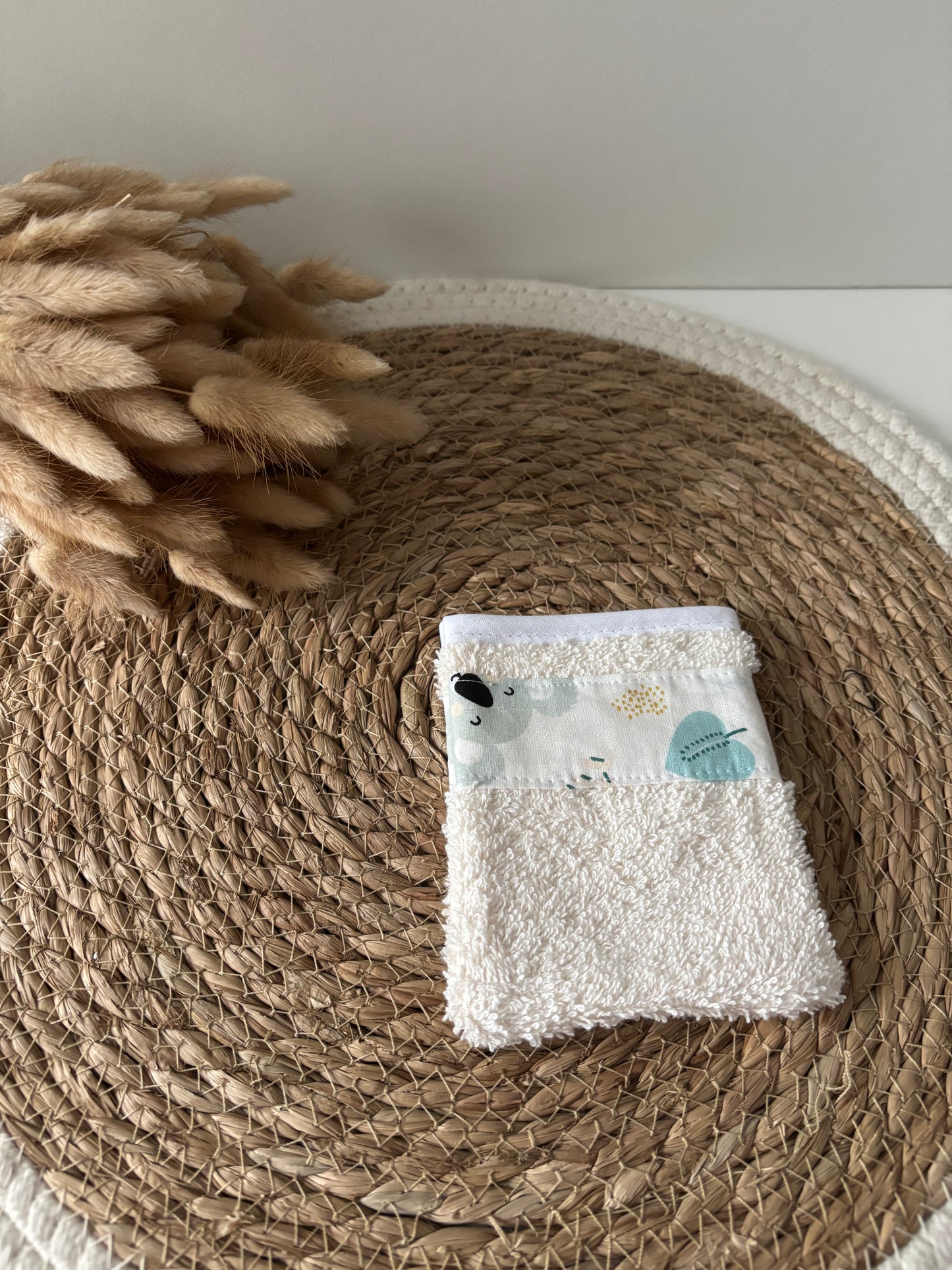 Gant de toilette enfant coloris au choix