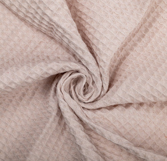 Nid d'abeille vieux rose