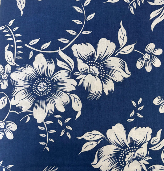 Grandes fleurs bleues