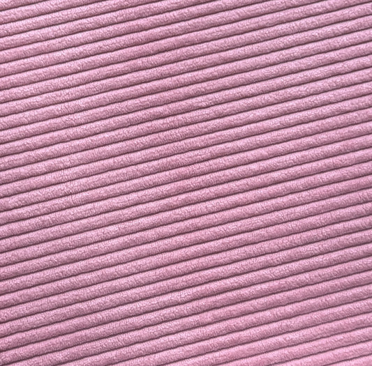 Velours côtelé rose bonbon