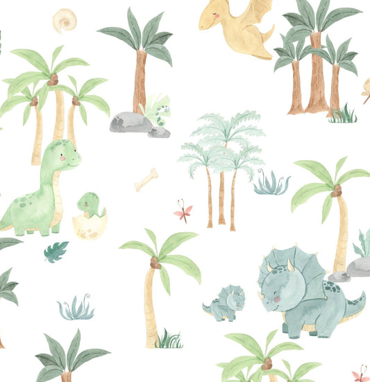 Aquarelle dinosaures