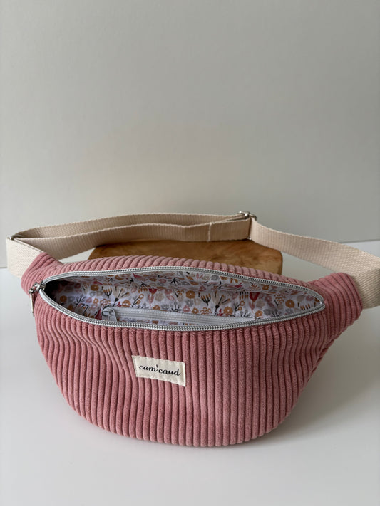 Sac banane enfant Cam'Coud ouvert, avec doublure visible