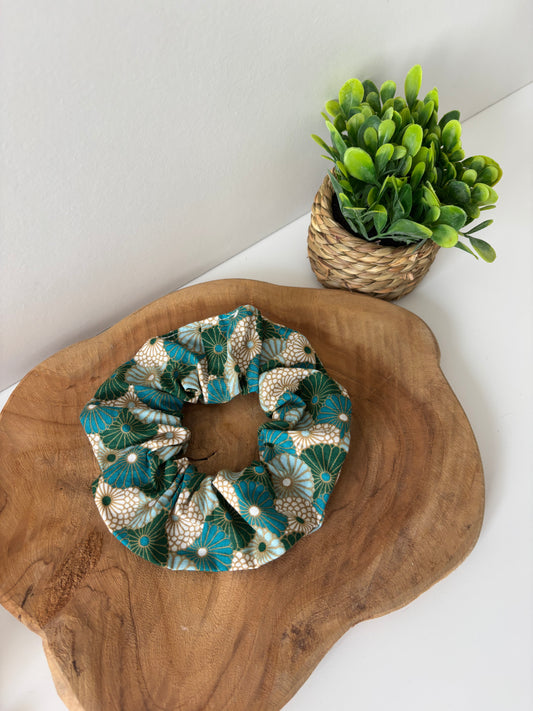 Élastique cheveux motif Hiro couleur turquoise vif