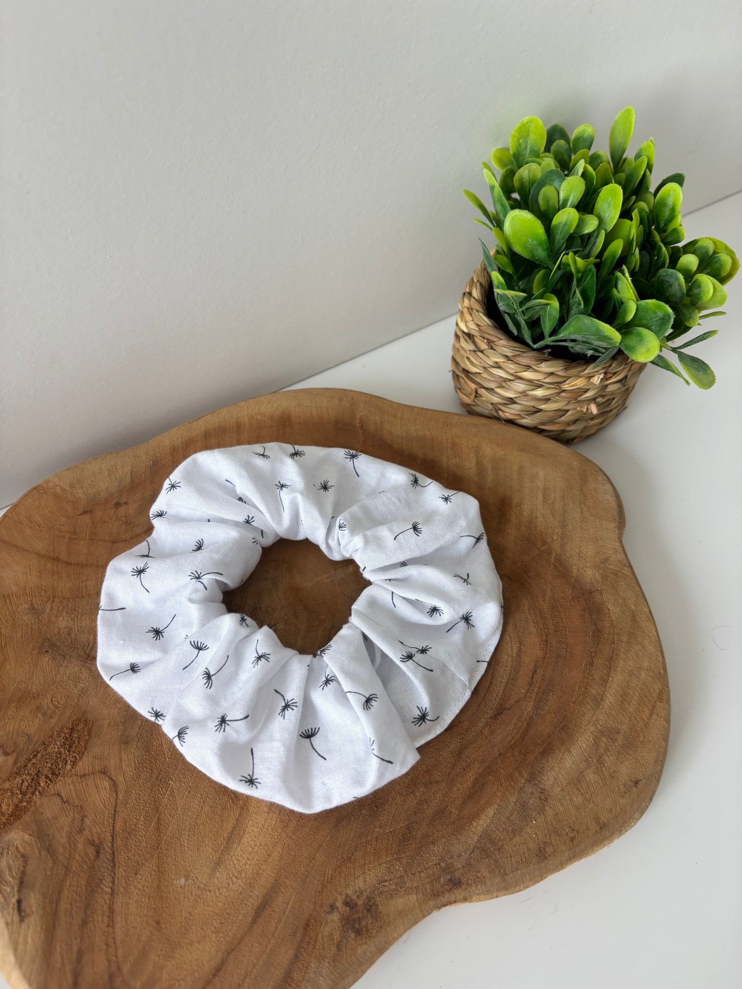 Élastique cheveux motif pissenlit délicat