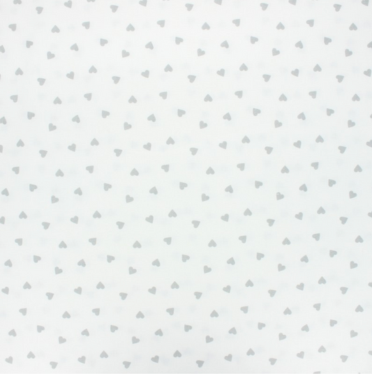 Coeurs fond blanc