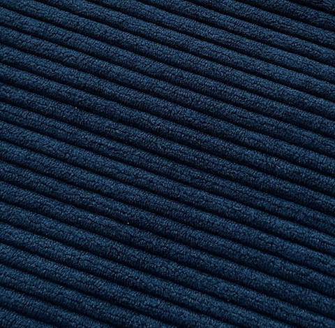 Velours côtelé bleu marine
