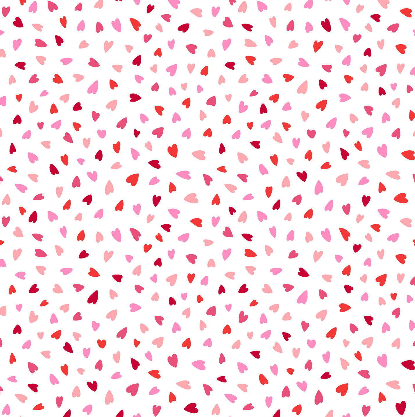 Coeurs rose et rouge