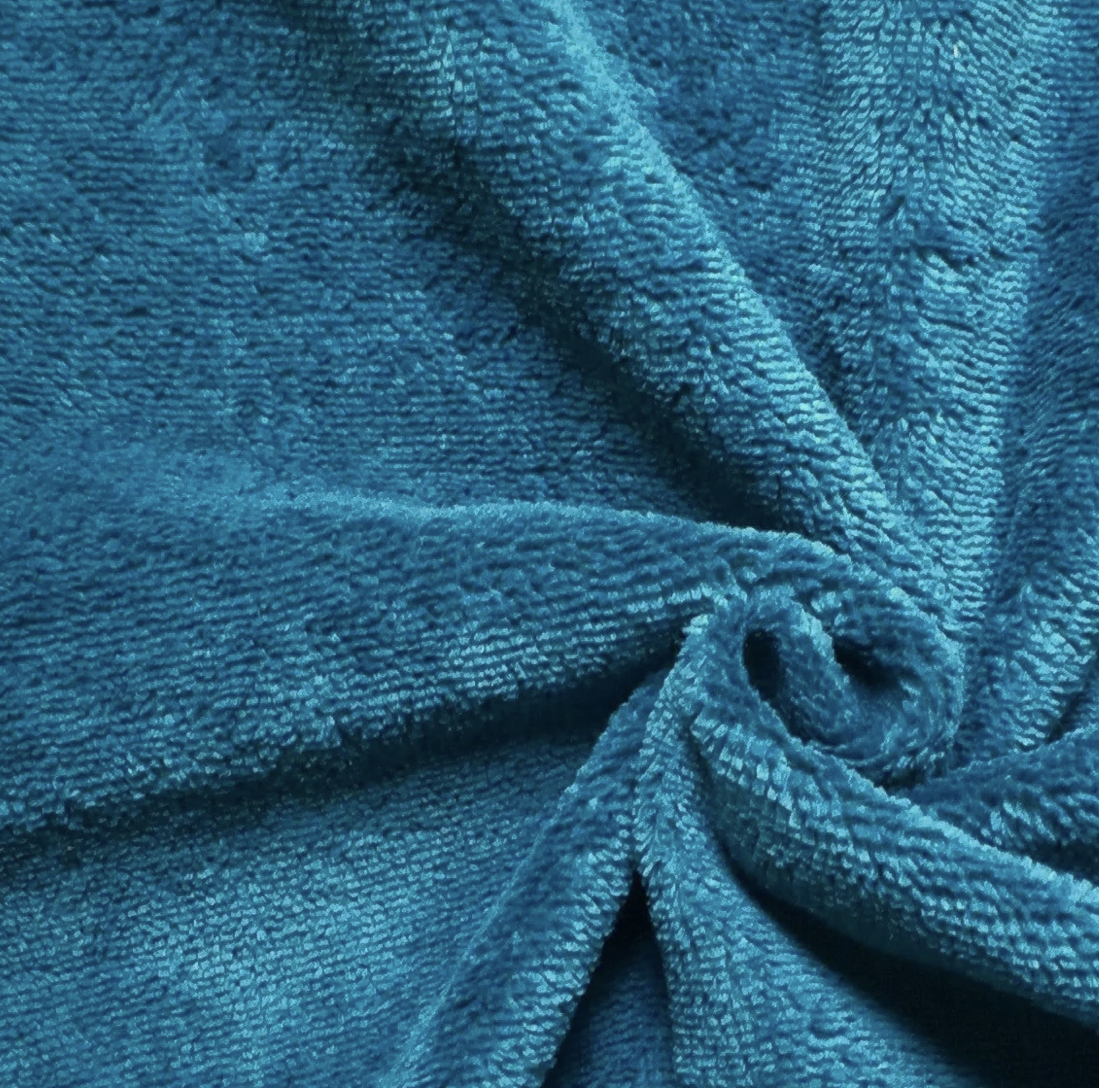 Éponge bambou bleu paon