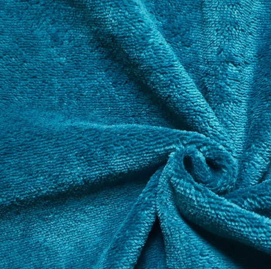 Éponge bambou bleu paon