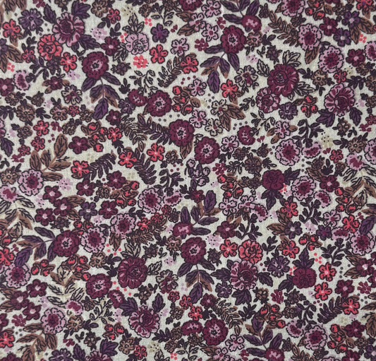 Fleurs vintage violette