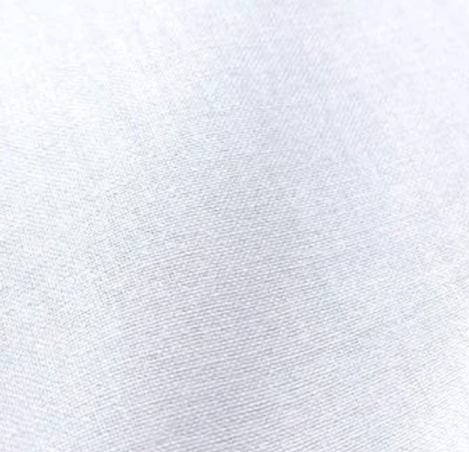 Coton enduit uni blanc