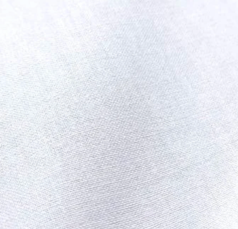 Coton enduit uni blanc