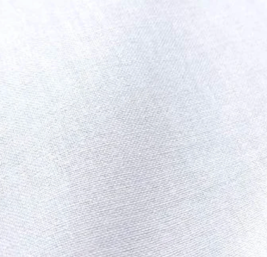 Coton enduit uni blanc