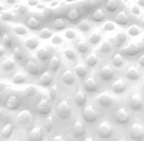 Minky pois blancs