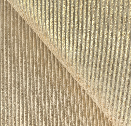 Velours côtelé doré