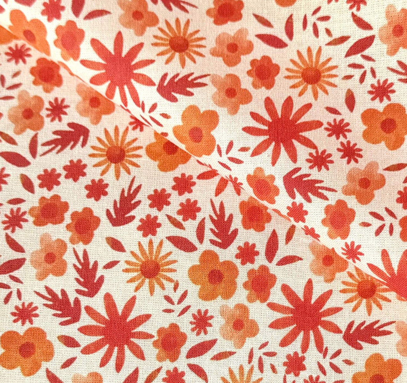 Flora rouge/orange
