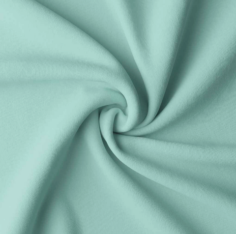 Coton enduit uni vert