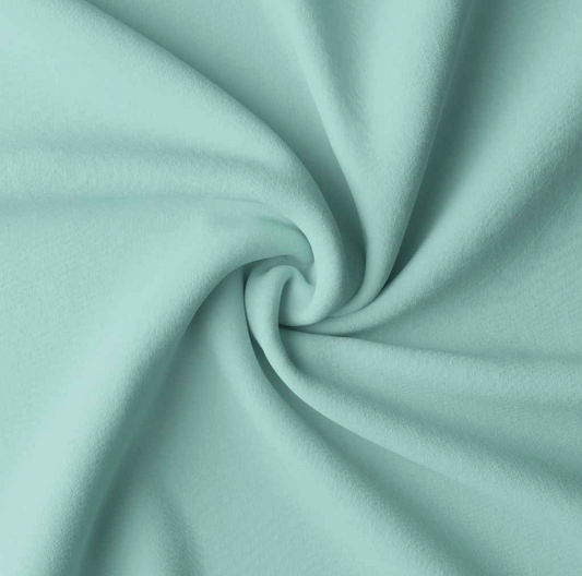 Coton enduit uni vert