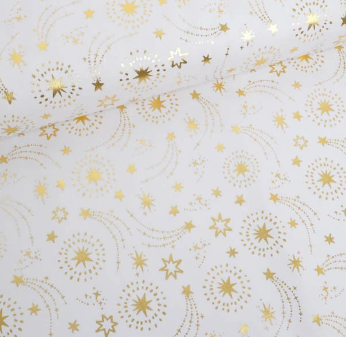 Étoiles filantes dorées