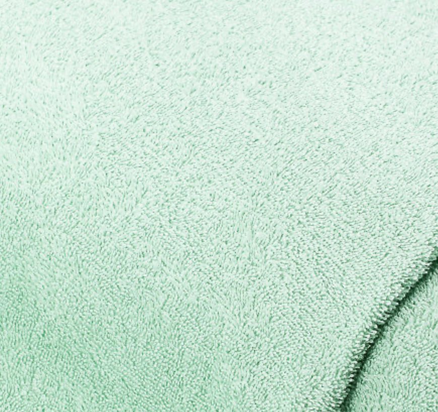 Éponge coton vert d'eau