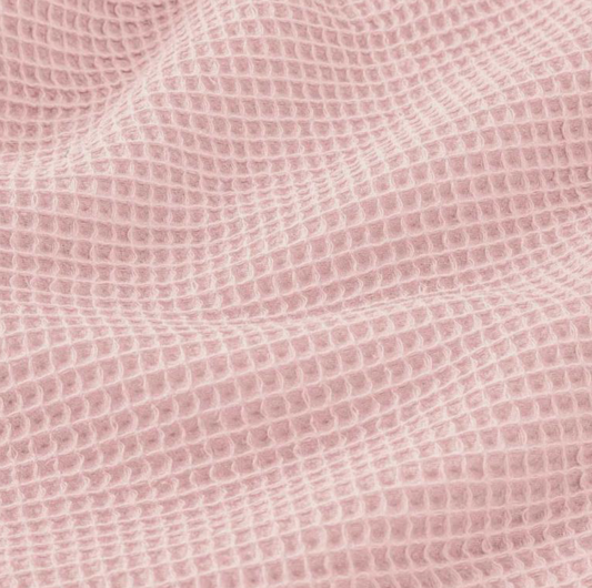 Nid d'abeille rose clair