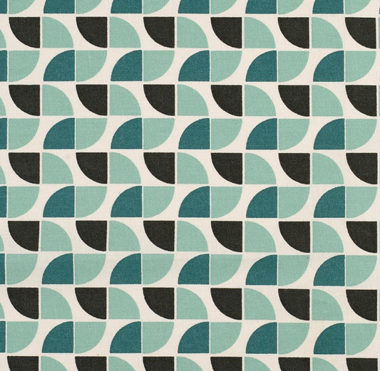 Géométrique vert et noir