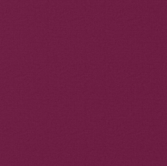 Coton enduit uni pourpre