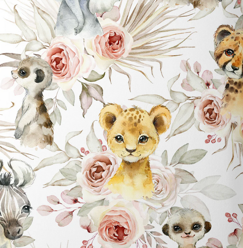 Animaux jungle bohème