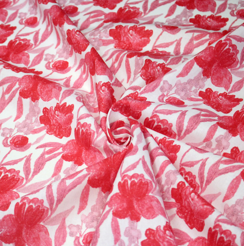 Fleurs crayon rose fuchsia