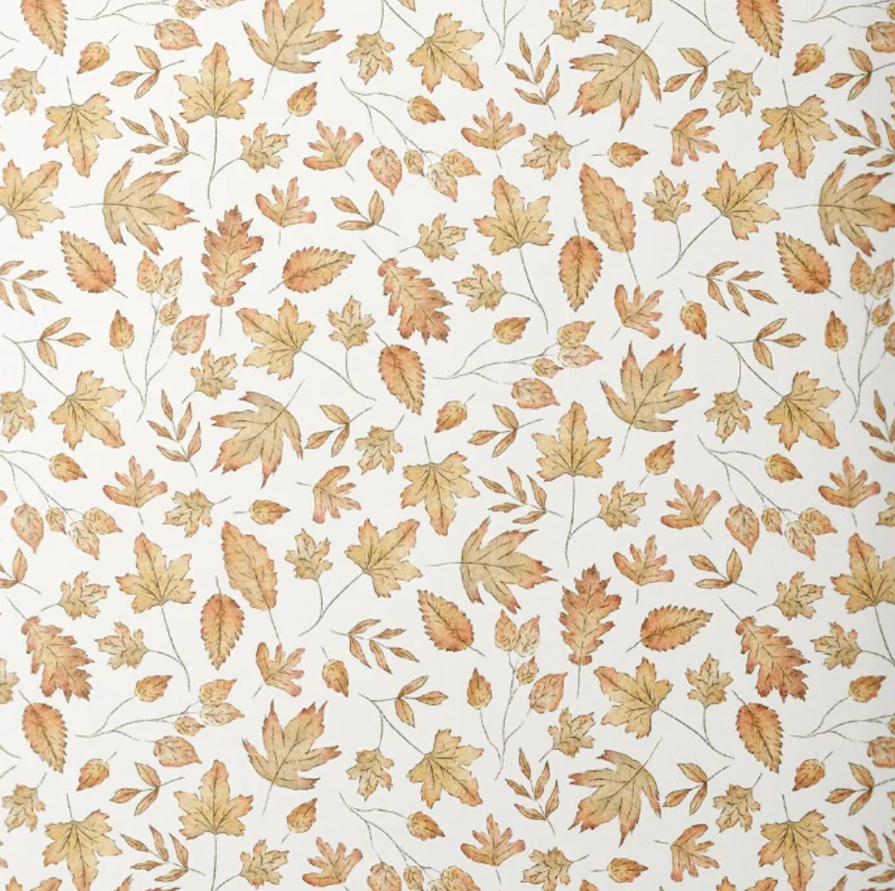 Feuilles d'automne beige