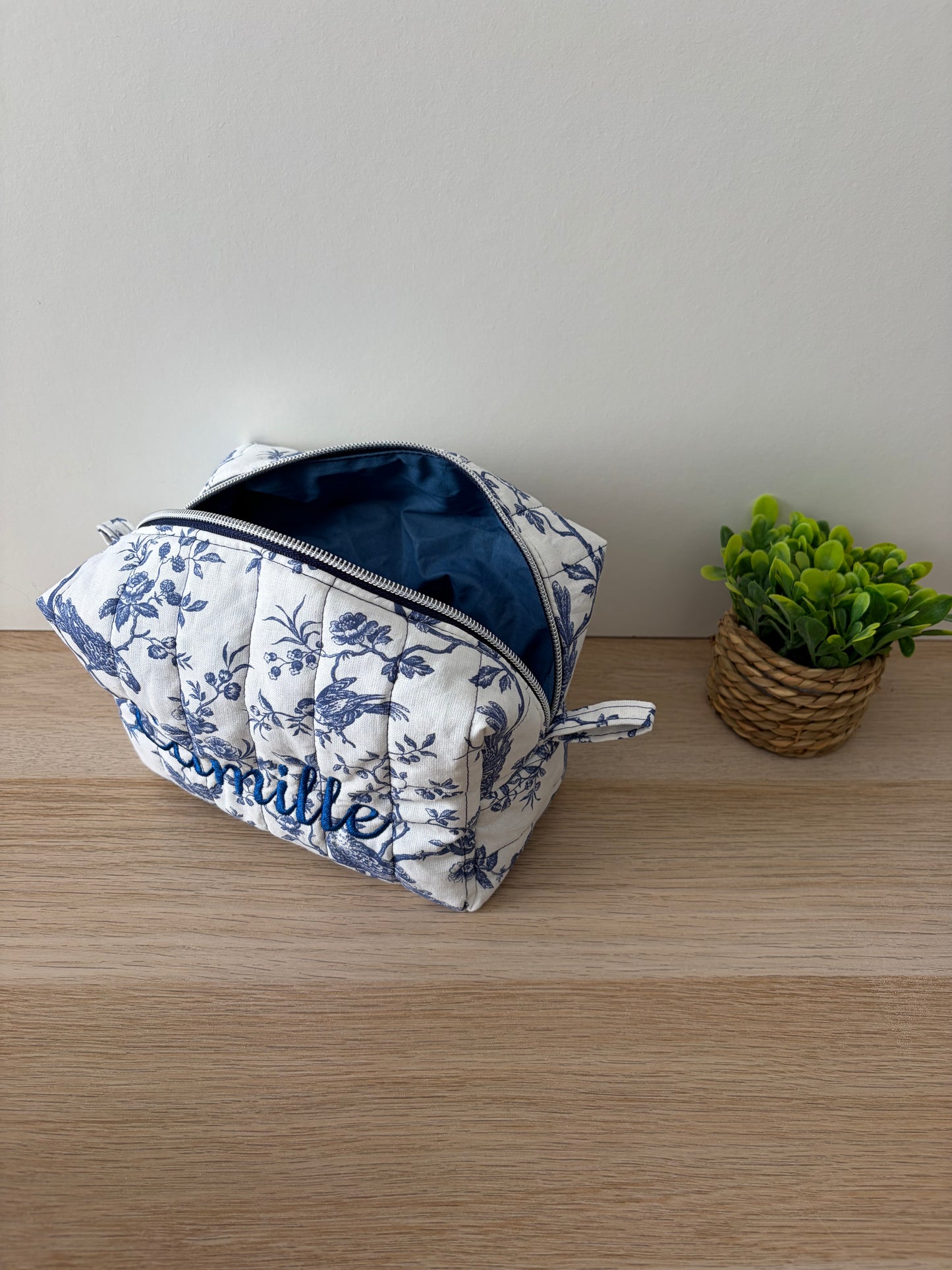 Trousse de toilette sur mesure personnalisée
