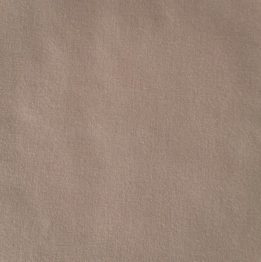 Coton enduit uni taupe clair