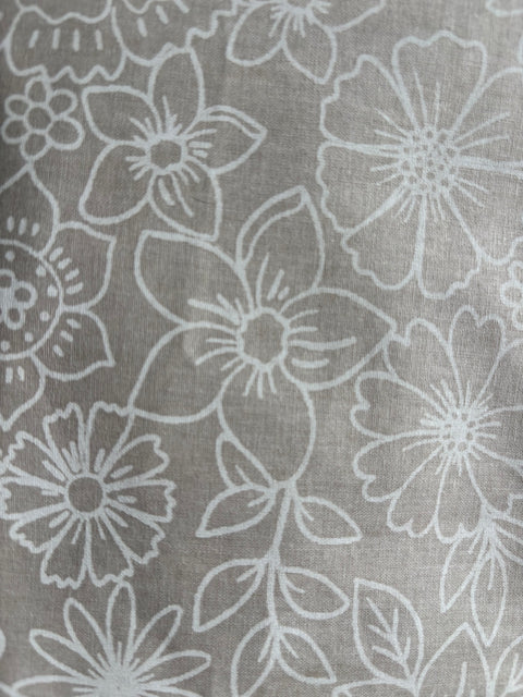 Fleurs écru