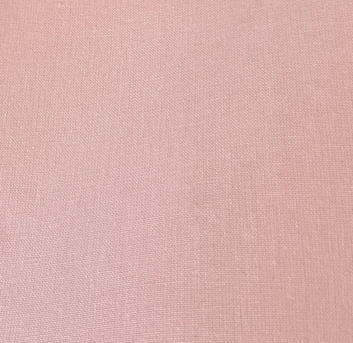 Coton enduit uni rose