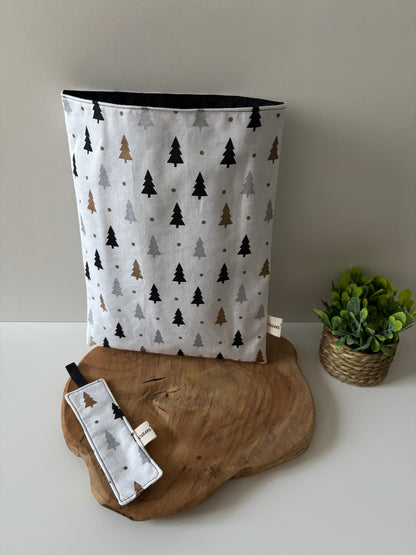 🎄 Coffret Lecture de Noël – Pochette à Livre + Marque-Page