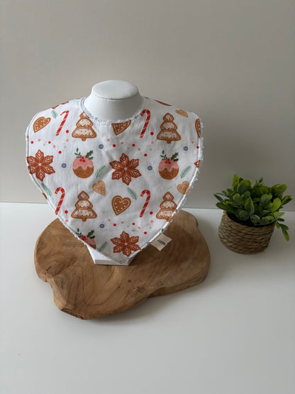 🎄 Bavoir Bandana de Noël – Doux, pratique et festif