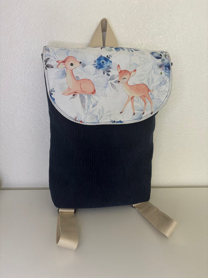 Sac à dos enfant personnalisé cousu main sur-mesure